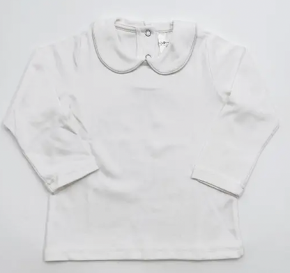 Piping Collar Long Sleeve