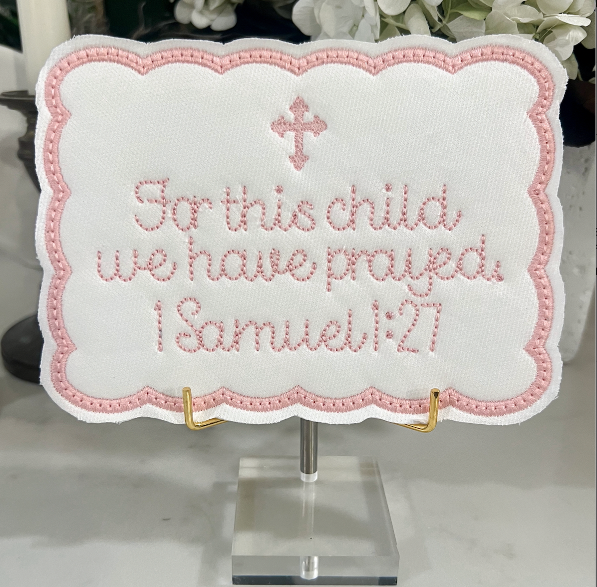 1 Samuel 1:27 Verse Card