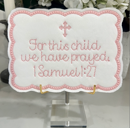 1 Samuel 1:27 Verse Card