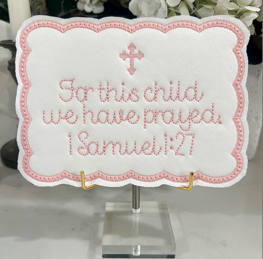 1 Samuel 1:27 Verse Card