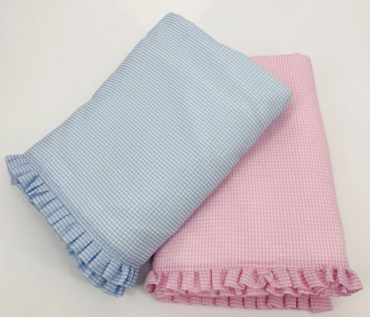 Ruffle Seersucker Towel
