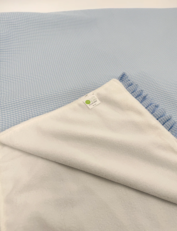 Ruffle Seersucker Towel