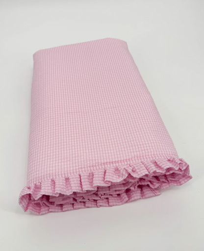 Ruffle Seersucker Towel