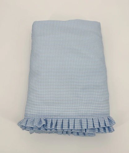Ruffle Seersucker Towel