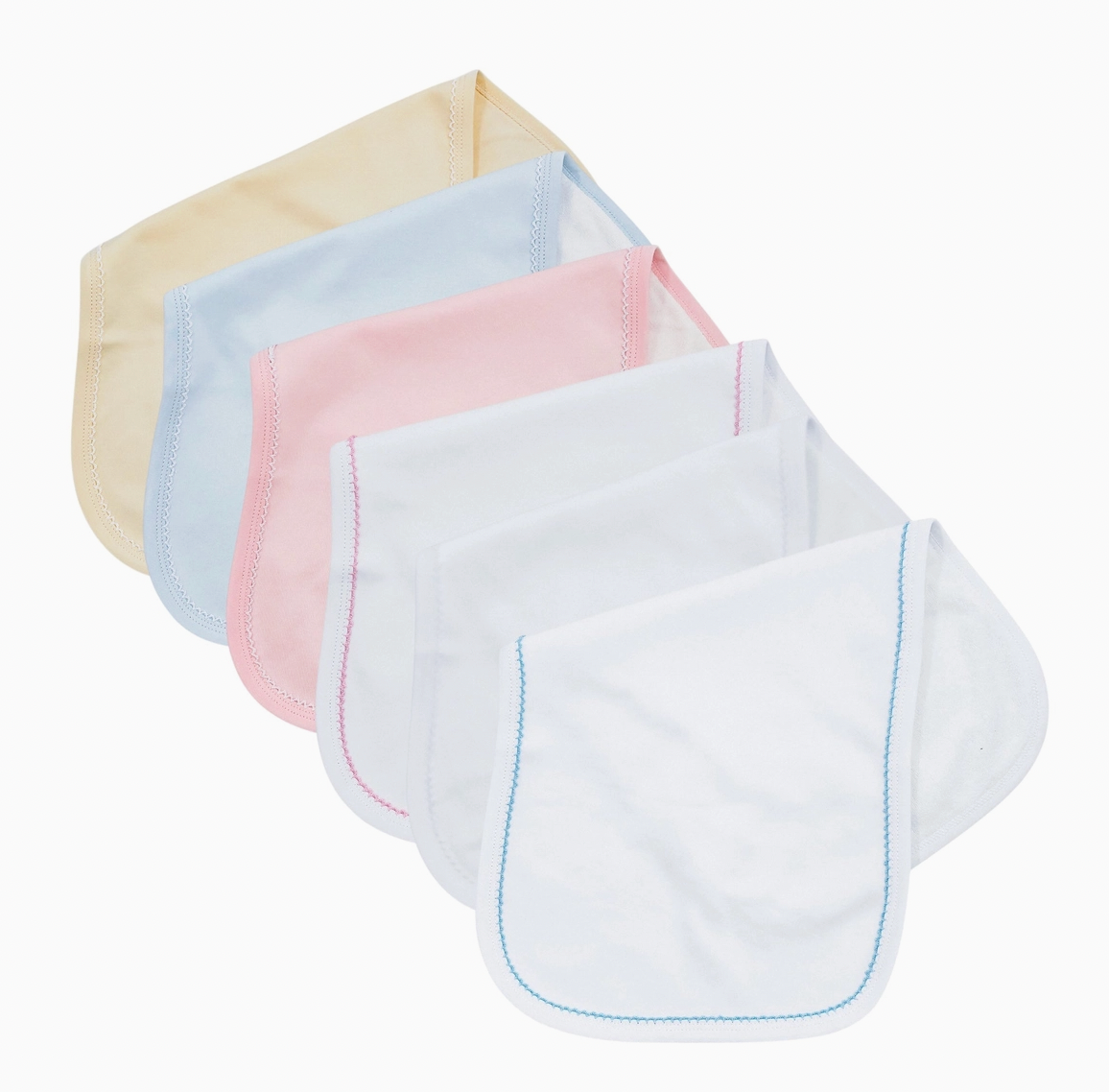 Picot Trim Burp Cloth