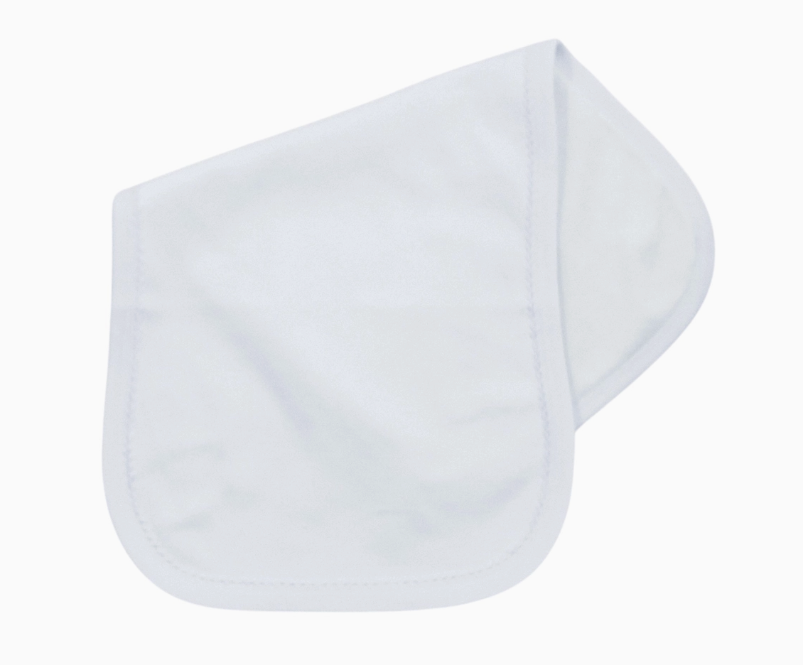 Picot Trim Burp Cloth