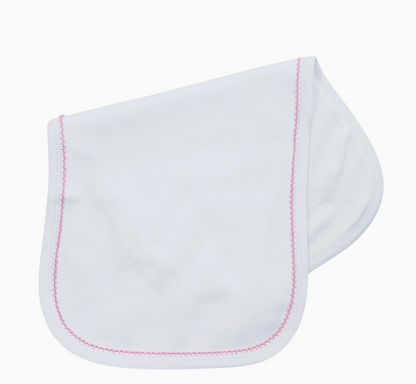 Picot Trim Burp Cloth