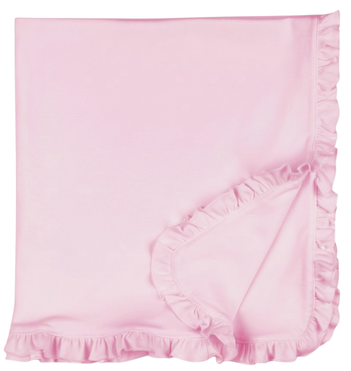 Girl Ruffle Baby Blanket