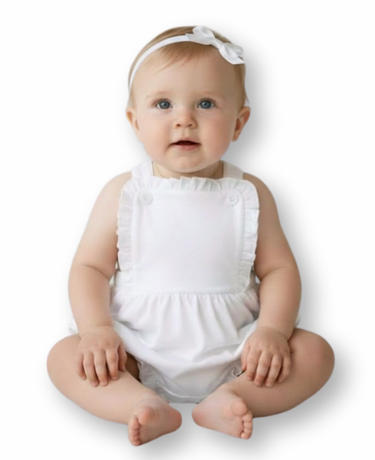 Girls Ruffled Sunsuit