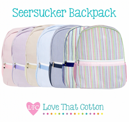 Seersucker Backpack