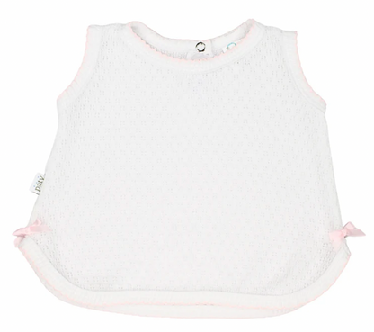 Paty Knit Sleeveless Diaper Set