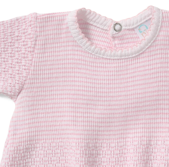 Paty Knit Ruffle Hem Bubble in Solid Colors