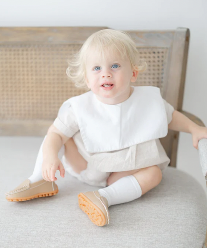 Boys Tan Gingham Bubble
