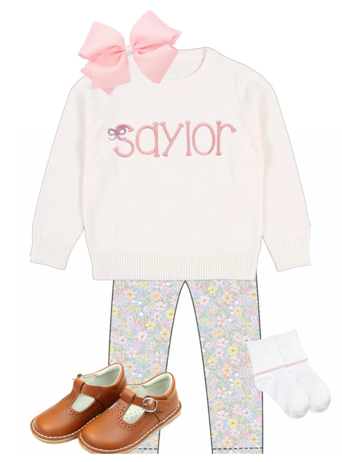 White Campure Sweater