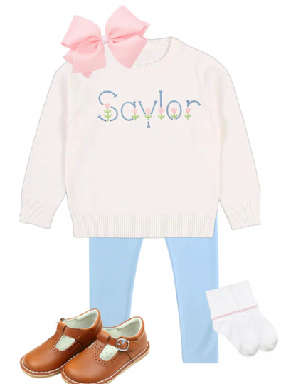 White Campure Sweater