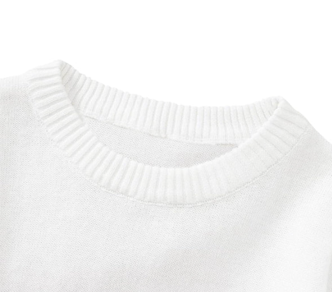 White Campure Sweater
