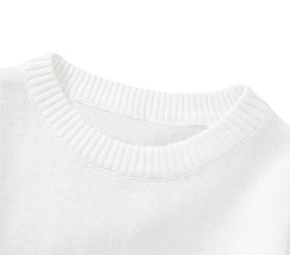 White Campure Sweater