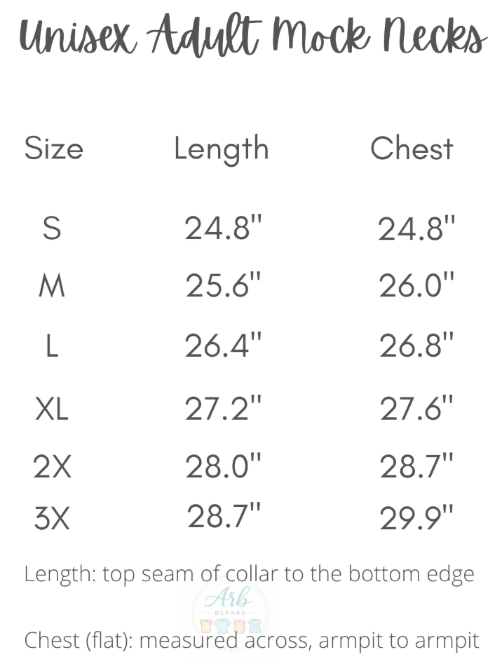 Premium Adult Mock Neck Sweatshirt | PRE-ORDER