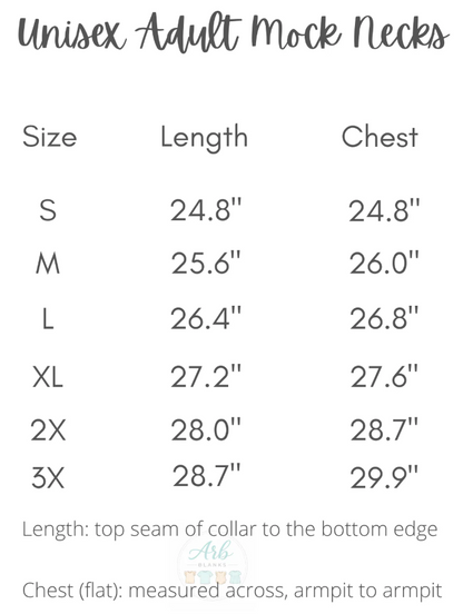 Premium Adult Mock Neck Sweatshirt | PRE-ORDER