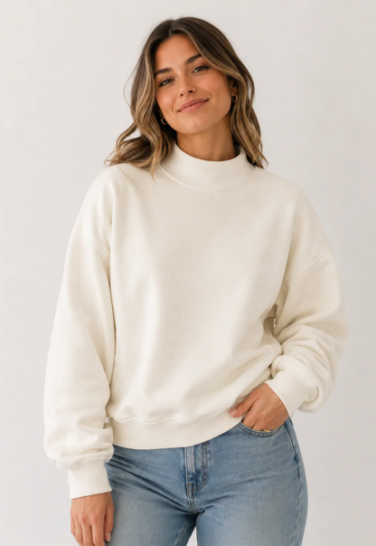 Premium Adult Mock Neck Sweatshirt | PRE-ORDER