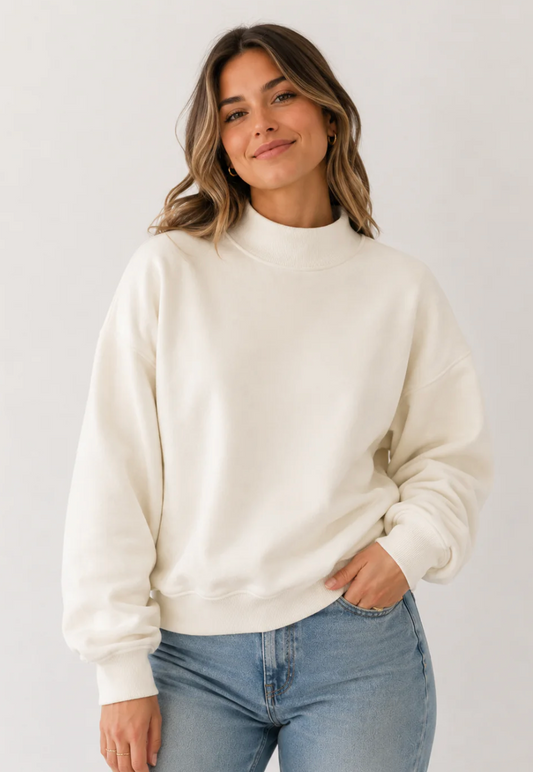 Premium Adult Mock Neck Sweatshirt | PRE-ORDER