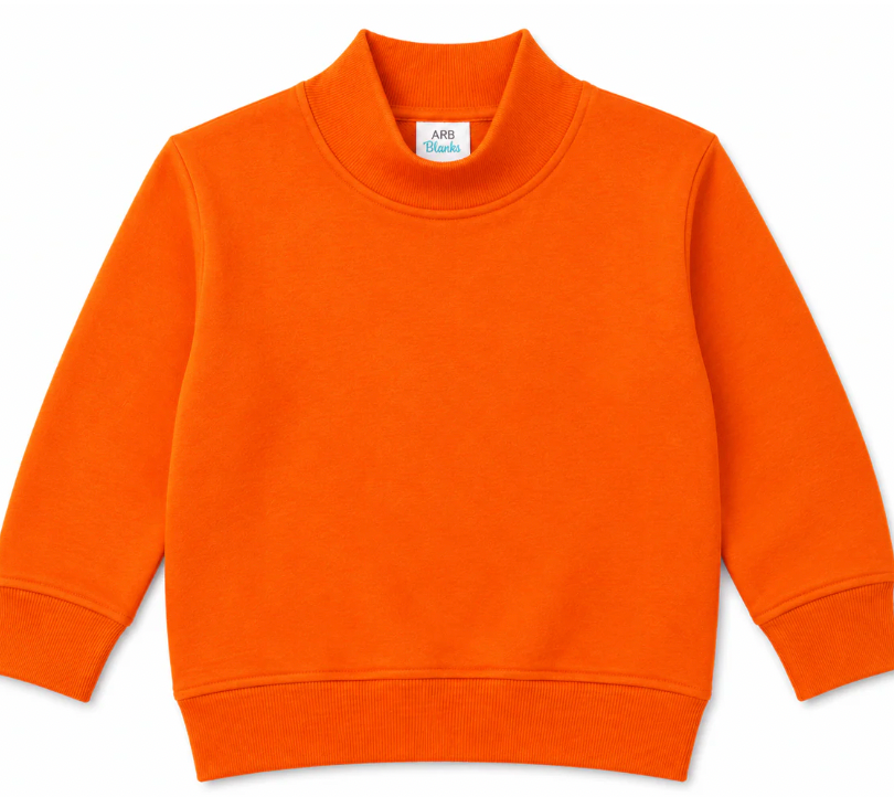 Premium Kids Mock Neck Sweatshirt | PRE-ORDER