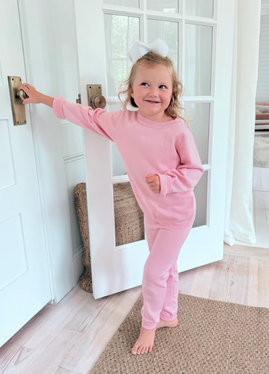 Girls Knit Organic Cotton Set