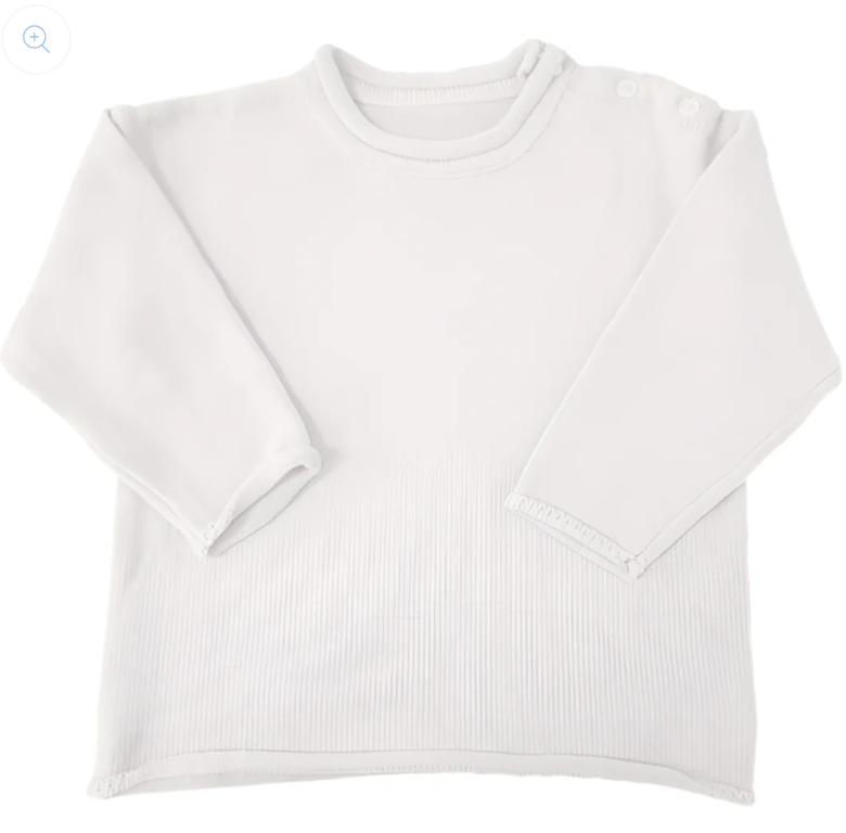 Cream White Roll Neck Sweater