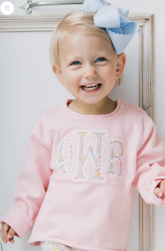 Light Pink Roll Neck Sweater