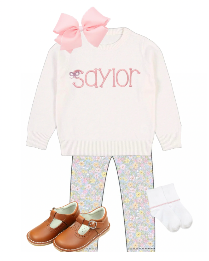 White Campure Sweater