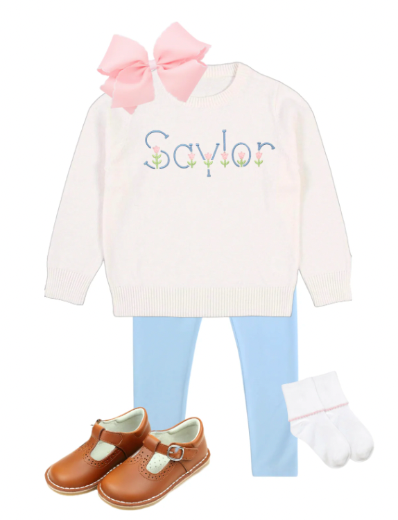 White Campure Sweater