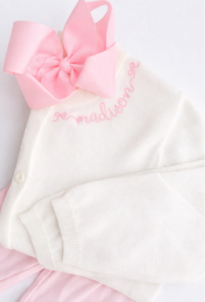 White Campure Cardigan