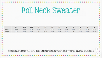 Roll Neck Sweater - Christmas