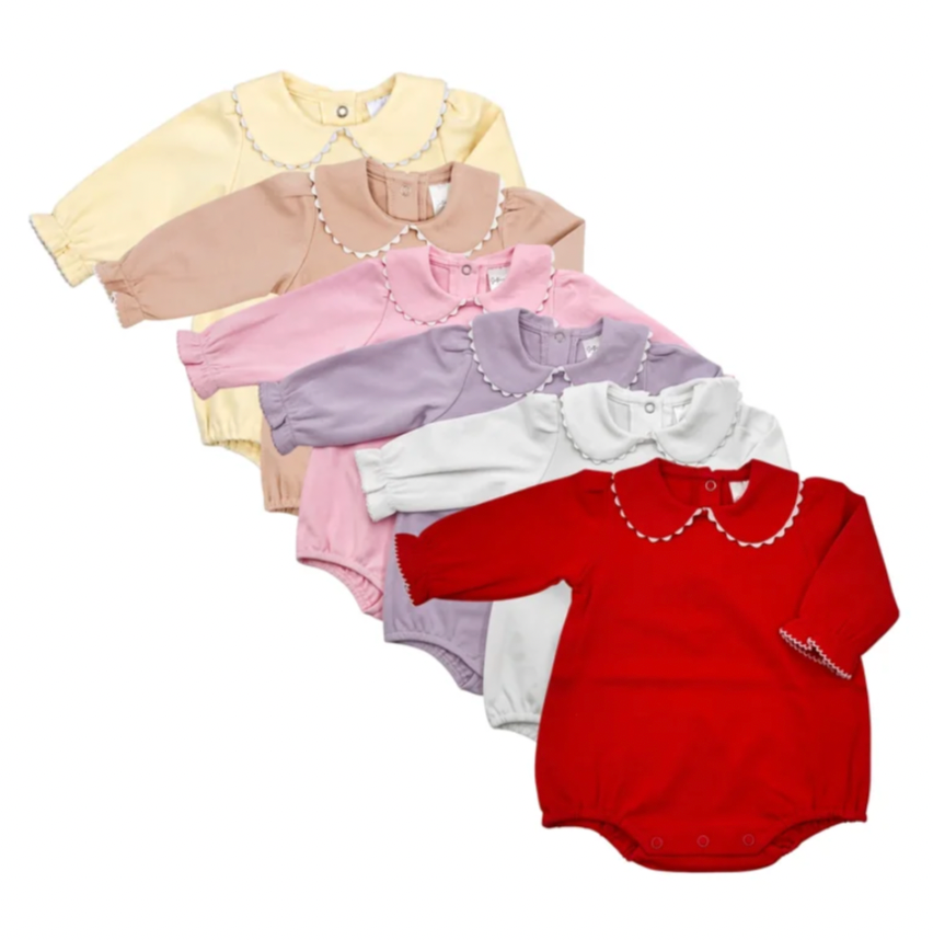 Scalloped Collared Bubble - Christmas